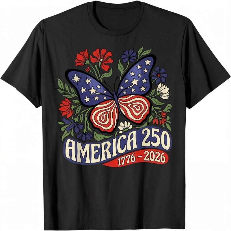 250th Anniversary USA Patriotic Freedom 4th of JulyAdult T-Shirt gallery
