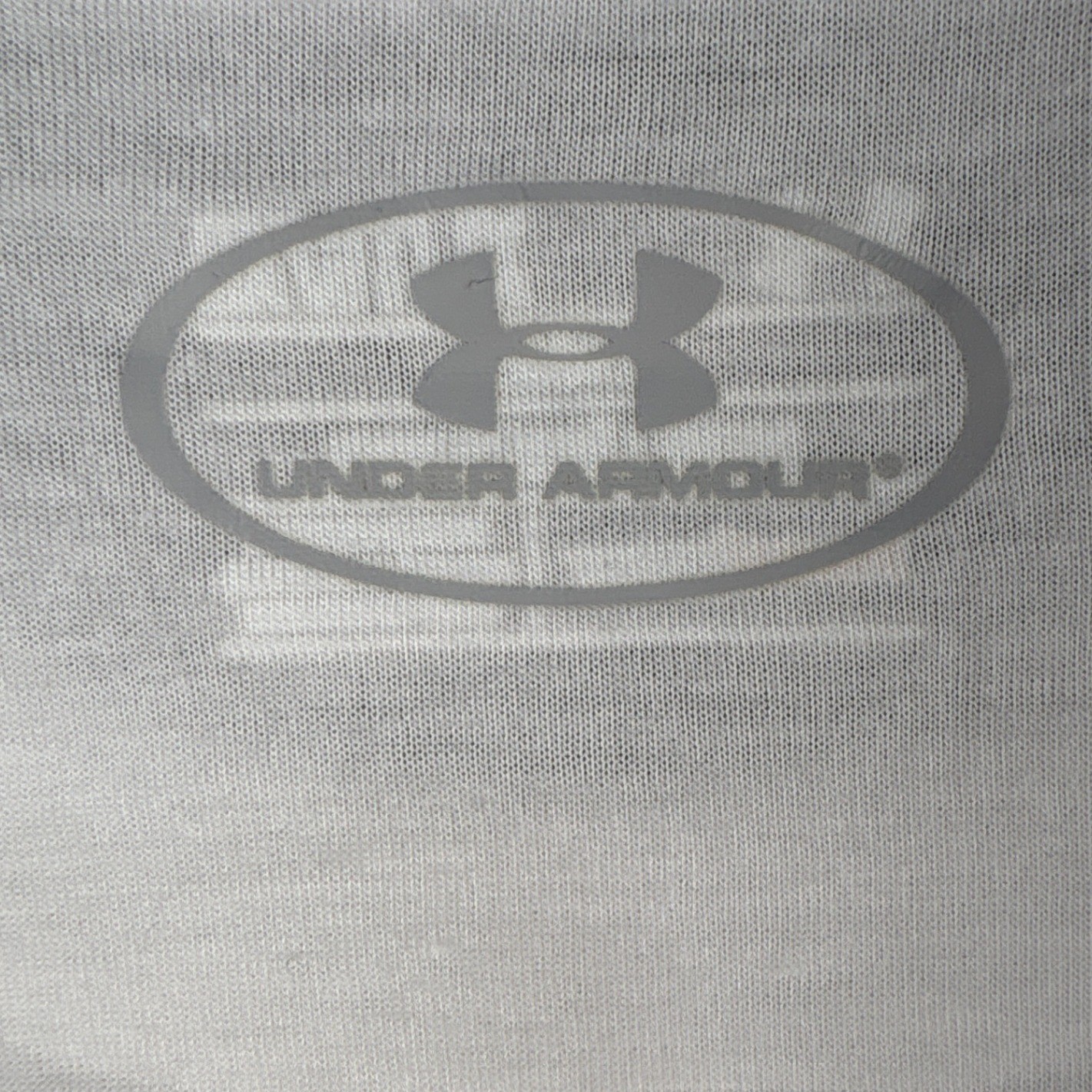 Under Armour HeatGear Mens XL White Short Sleeve Loose Fit T-Shirt Logo Athletic gallery
