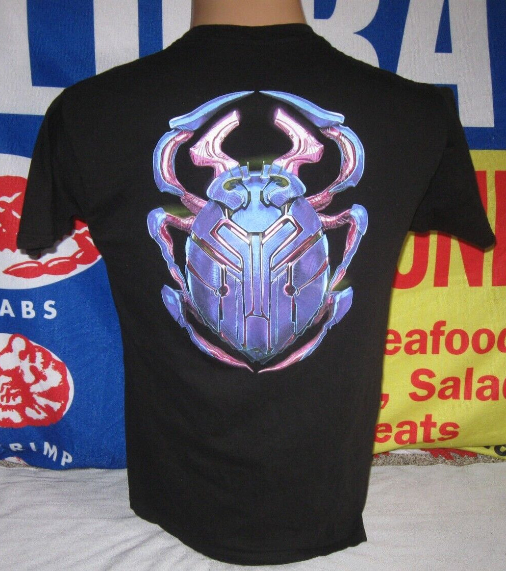 BLUE BEETLE dc Comics Movie PROMO 2023 t shirt Men's Adult Medium SUPERHERO DCEU gallery