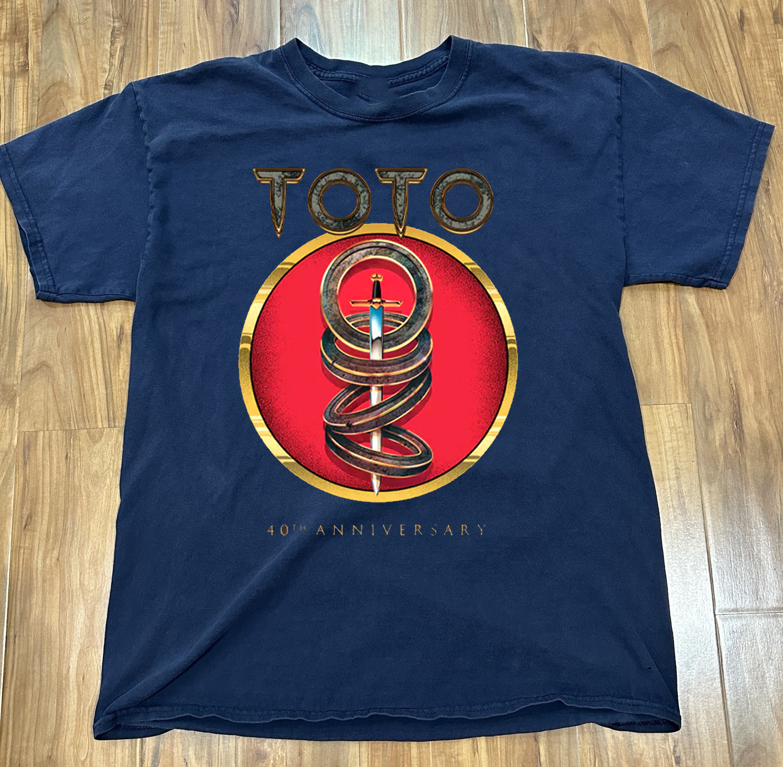 NEW Toto Band 40th Anniversary Navy T Shirt All Size S-5XL AQ365 gallery