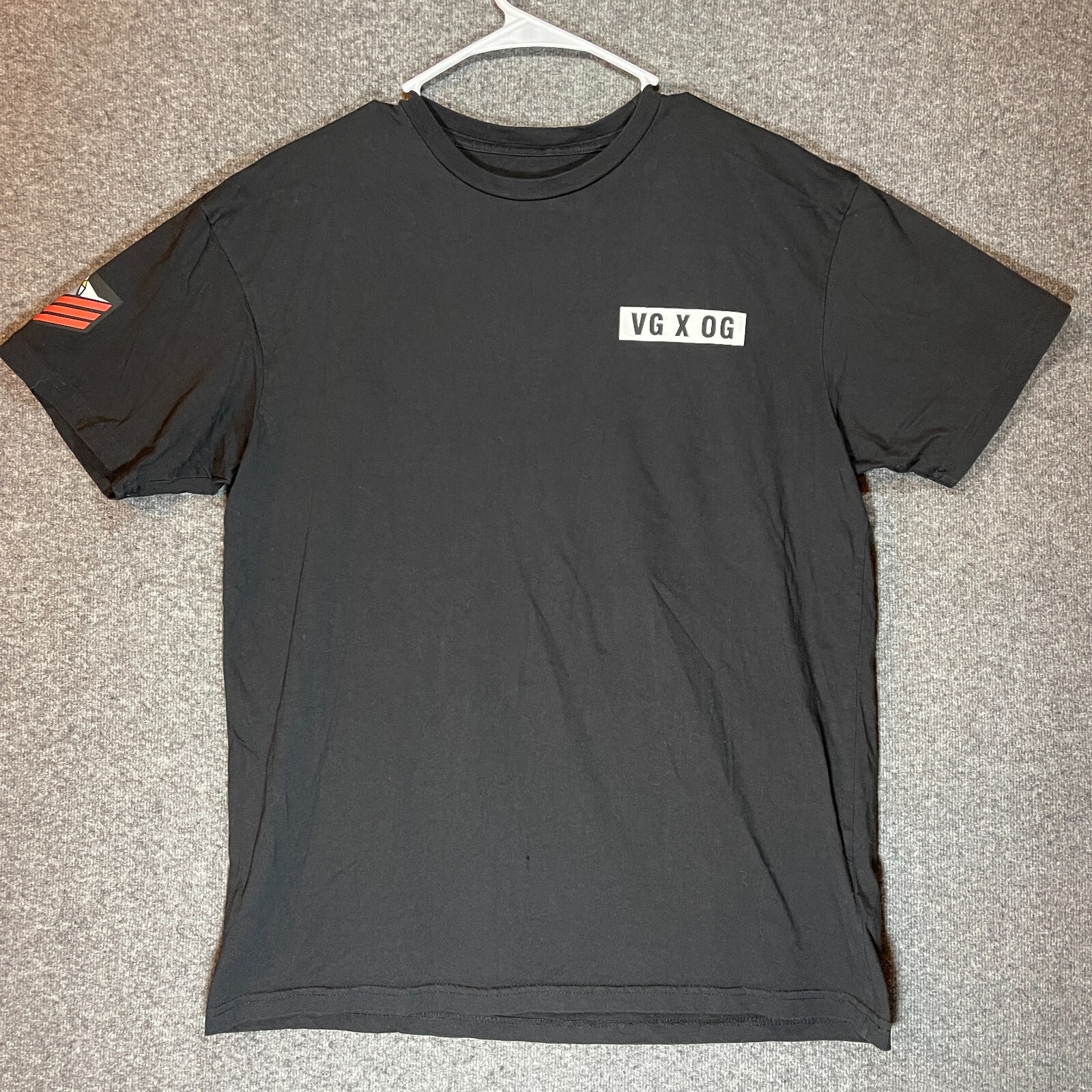 VANGUARD ORIGINALS Shirt Adult Large Black The Throwed & The Brave Tee Mens. gallery