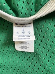 Vintage Champion Double Dry Reversible Mesh T-Shirt Green Gray Men’s Size Small