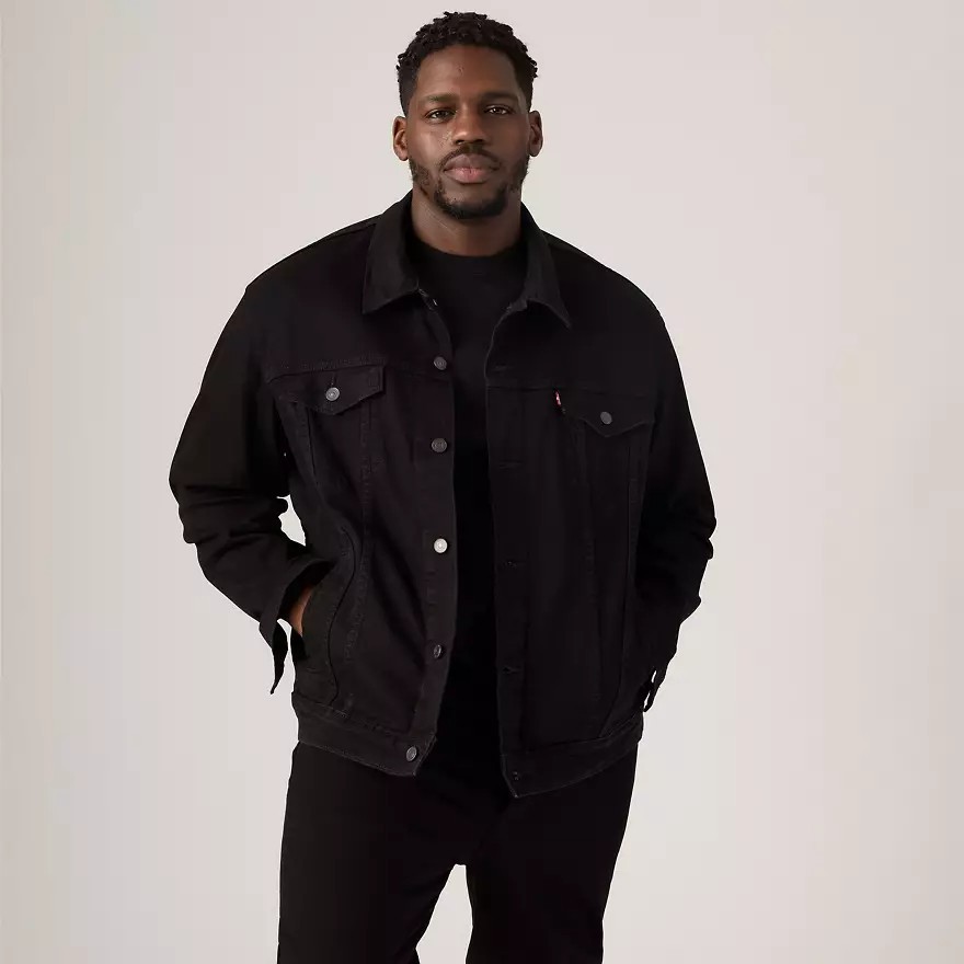 SALE!!! Levi’s Men’s Trucker Jacket (Big) Last Nite – Black US Size FREESHIPPING
