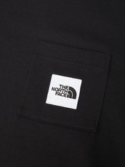 The North Face S S Square Logo Pocket Tee Black