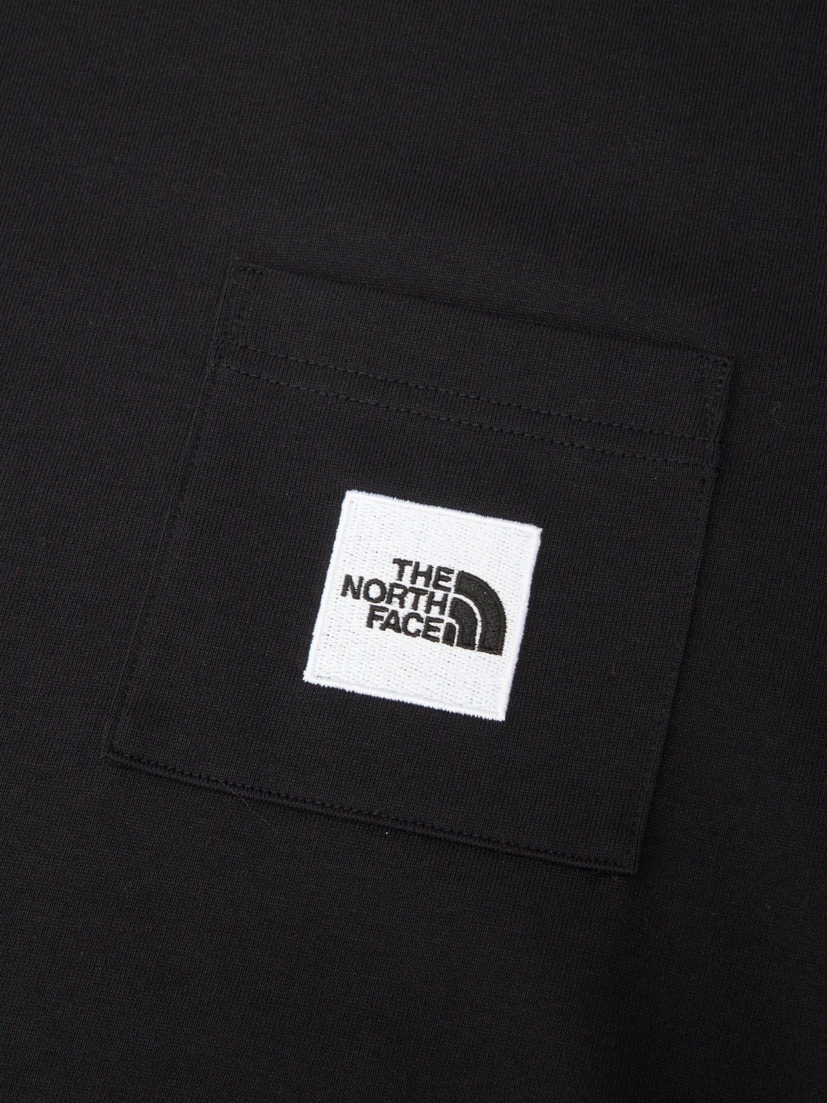 The North Face S S Square Logo Pocket Tee Black gallery