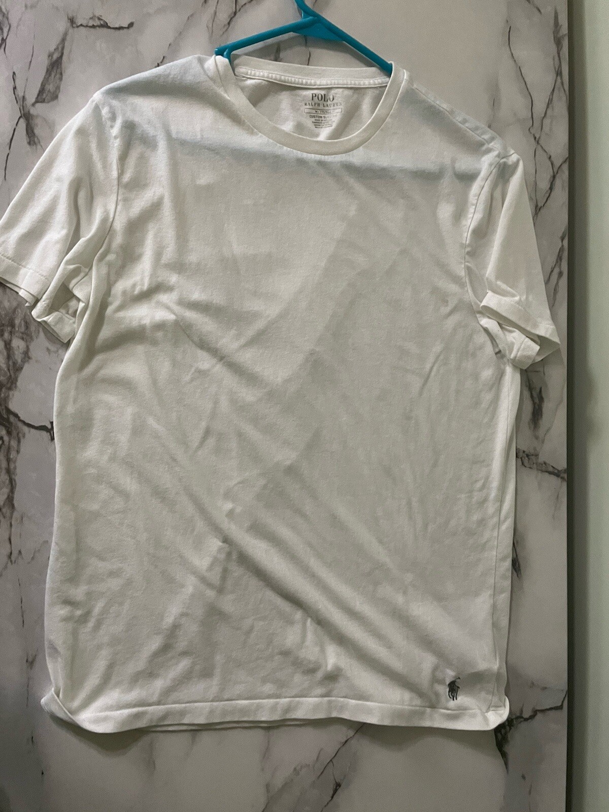 Polo Ralph Lauren Slim Fit T-Shirt White Size Medium