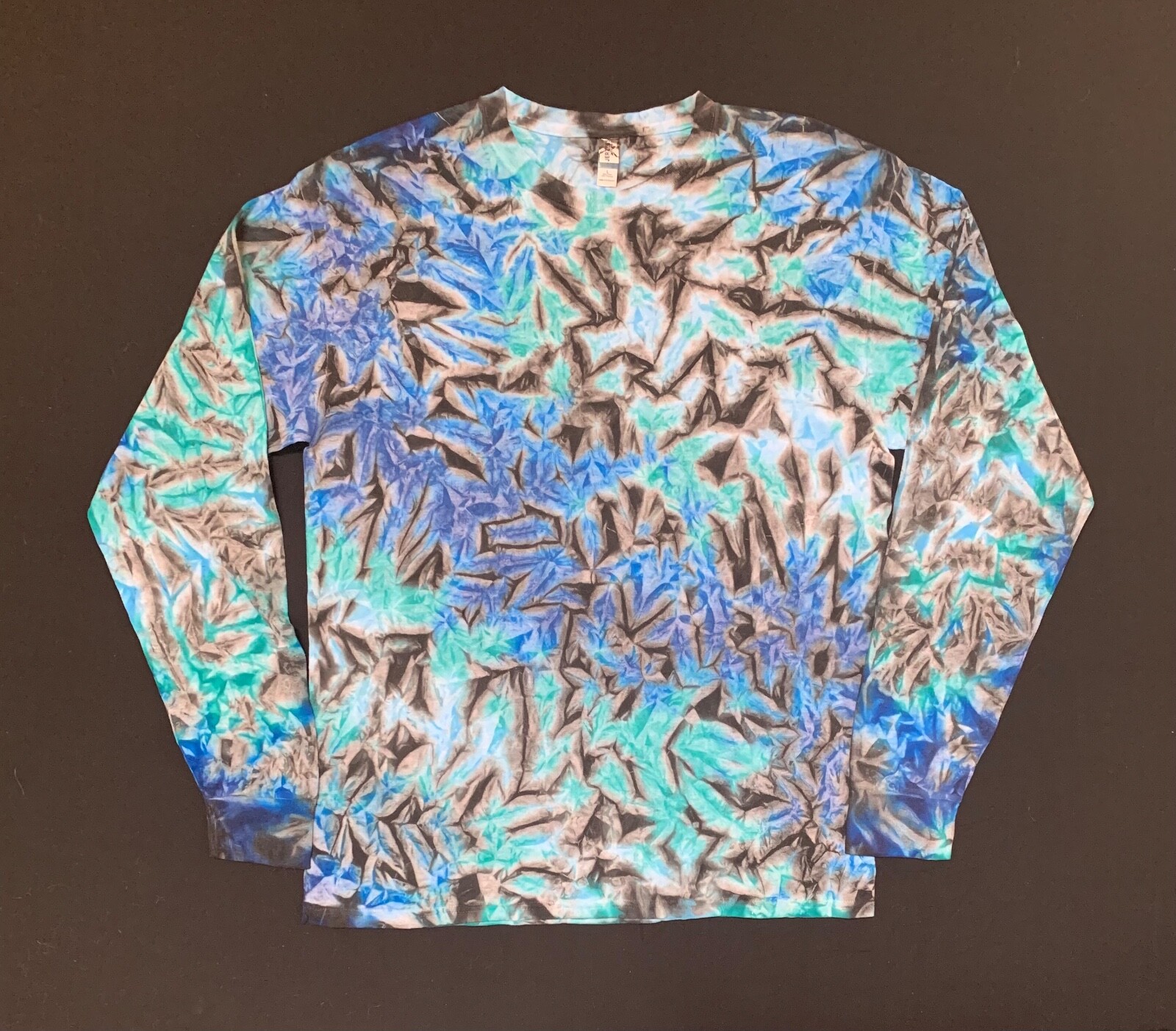 *New* 2XL - Sm Handmade Tie Dye, Nightwaves Cruncht Crinkle, Crew or V-Neck gallery