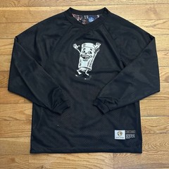 F*cking Awesome Party Cup Reversible Long Sleeve Jersey Tee Shirt Medium