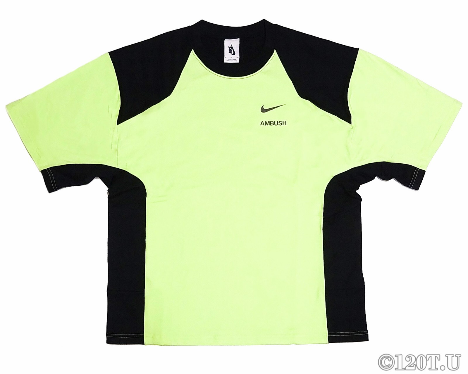 Nike x AMBUSH Short-Sleeve T-Shirt Ghost Green/Black CW8002-358 Size M NWT