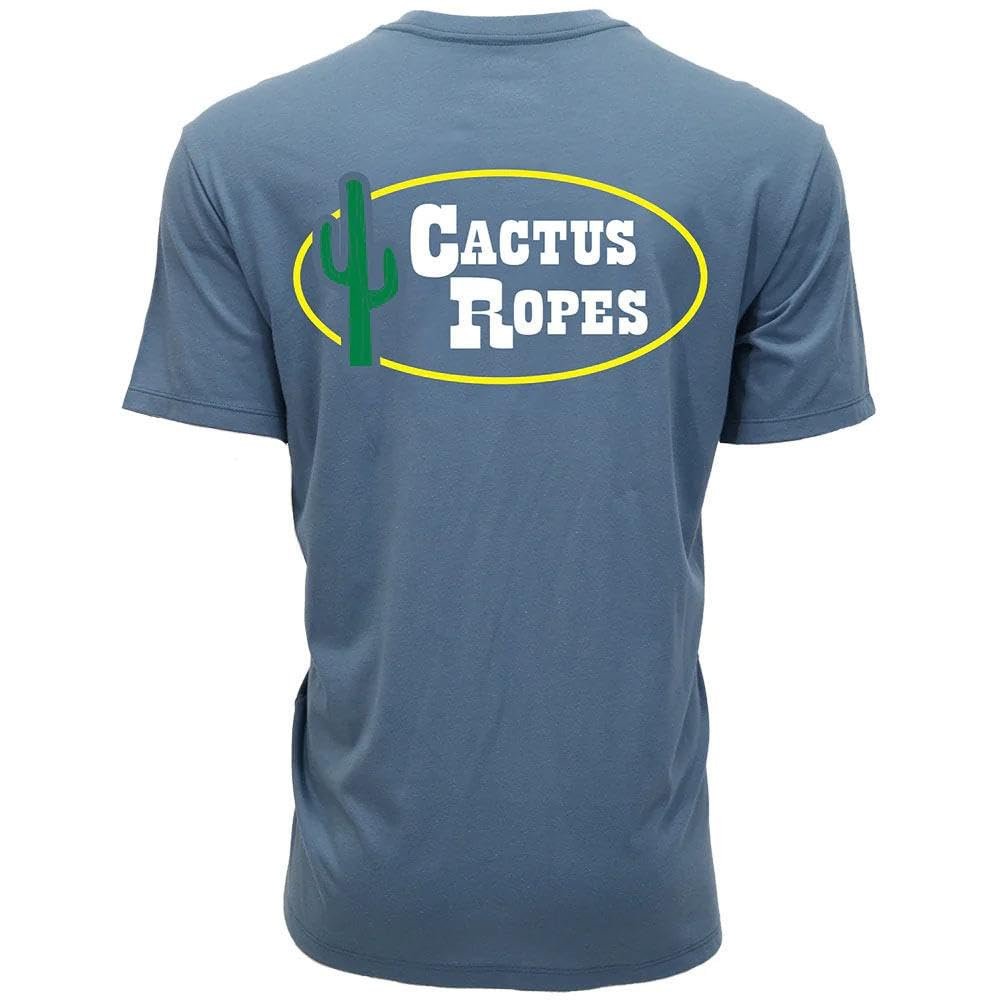 HOOey Men’s Cactus Ropes Dark Denim Cowboy Graphic T-Shirt