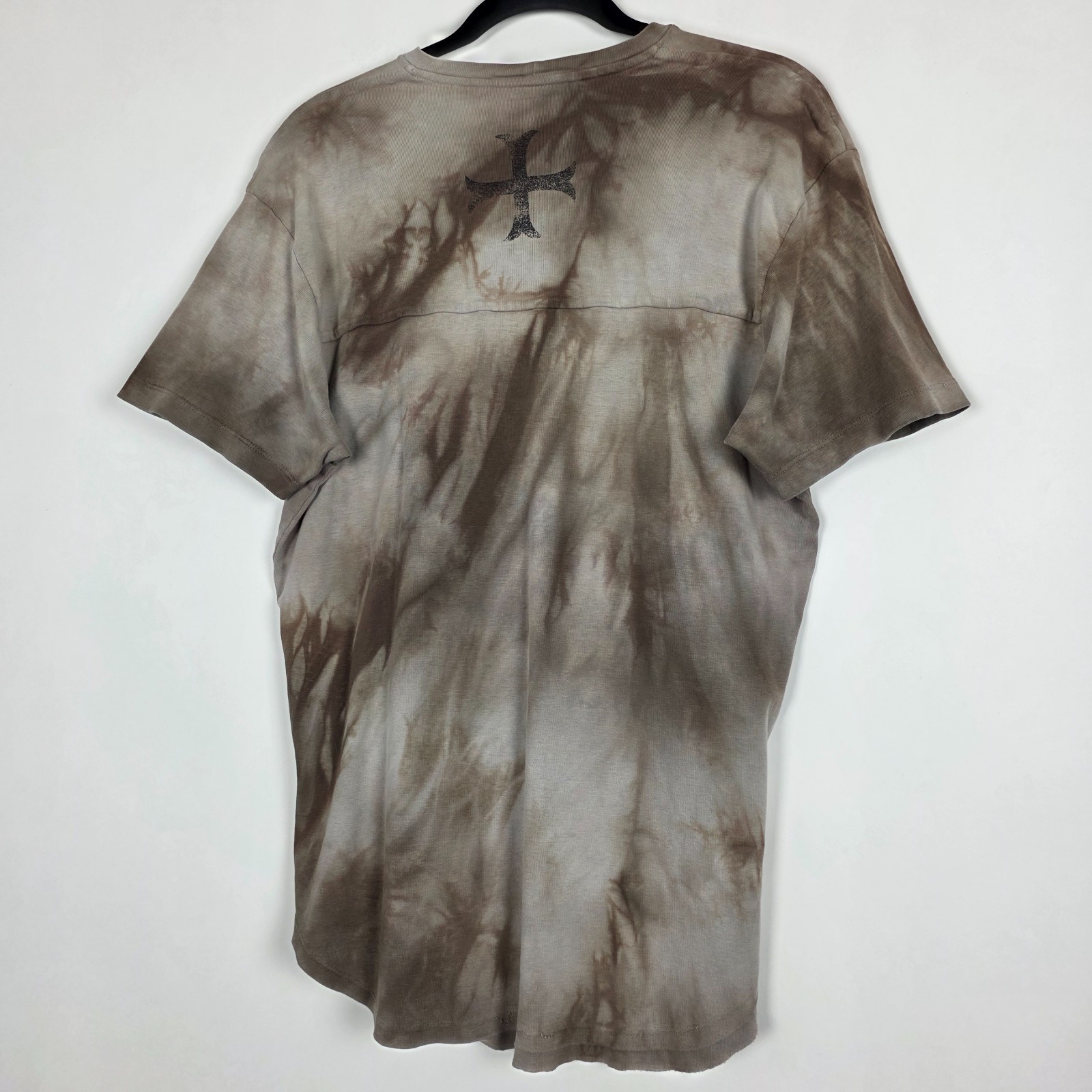 Vintage James Perse Y2K Distressed 100% Cotton Mens Size 2 Short Sleeve T Shirt
