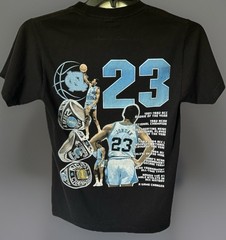 Game Changer Men’s Size S 1981-1984 Black Michael Jordan Retro Style T-Shirt
