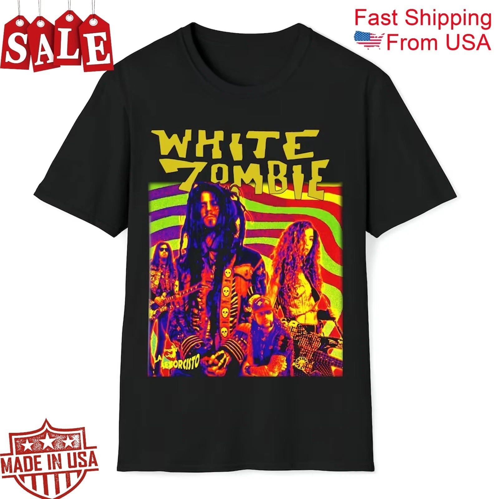 White Zombie La sexorcisto Album Gift For Fans Unisex All Size Shirt 1RT1813
