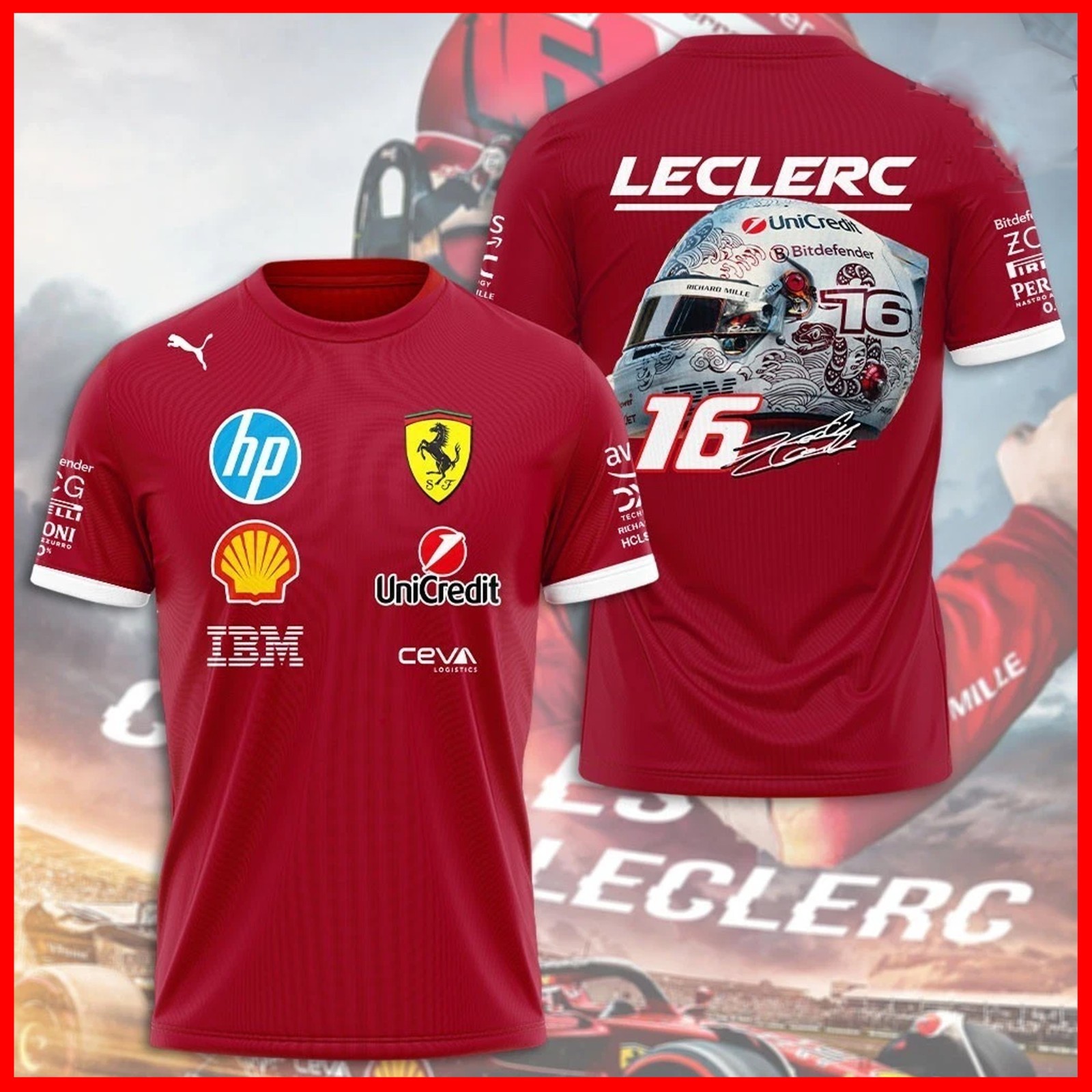 SALE Charles Leclerc #16 Scuderia Fer*rari Formula One Exclusive F1 Racing