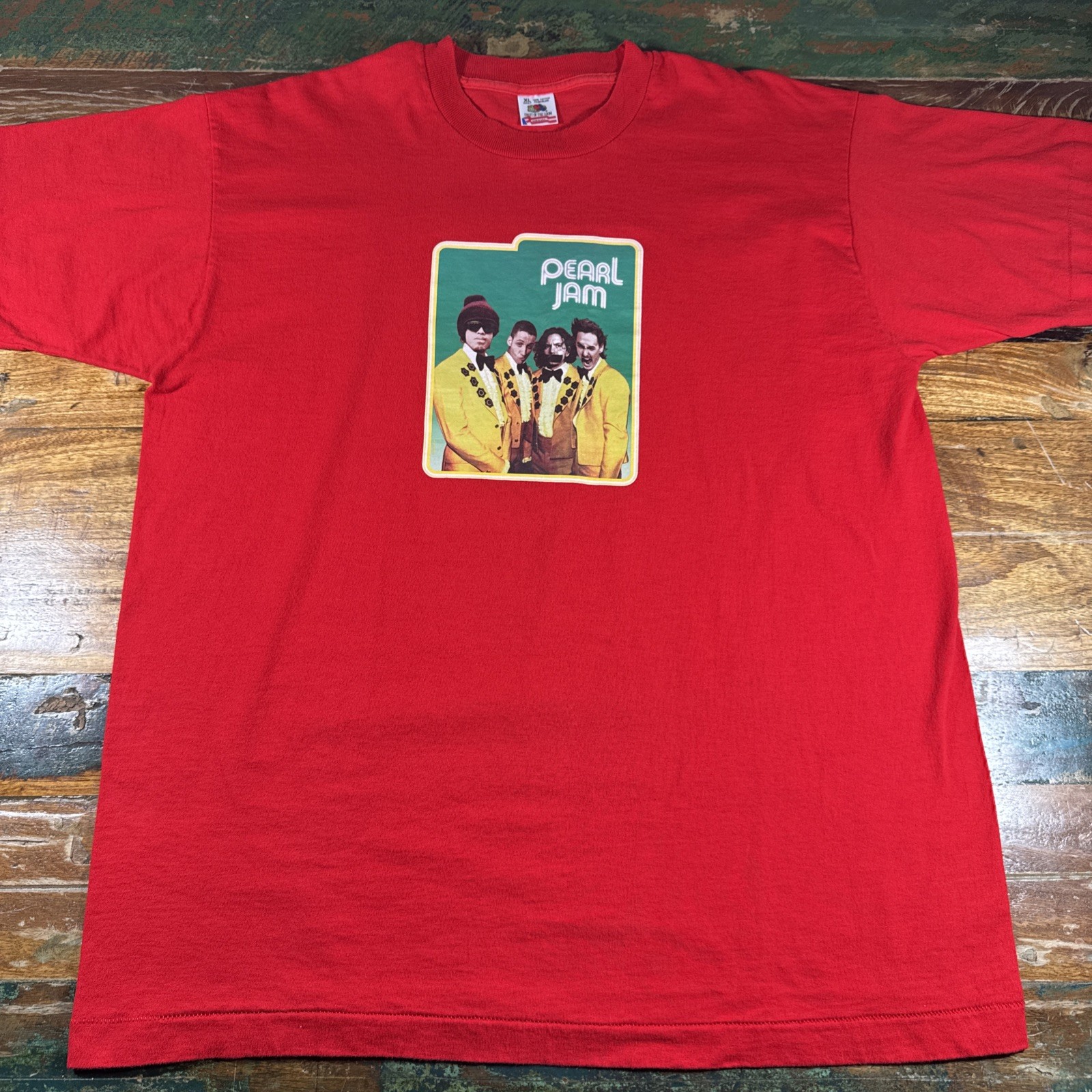 Vintage Pearl Jam Shirt Mens XL Spin Ten Club Band Tee Single Stitch gallery