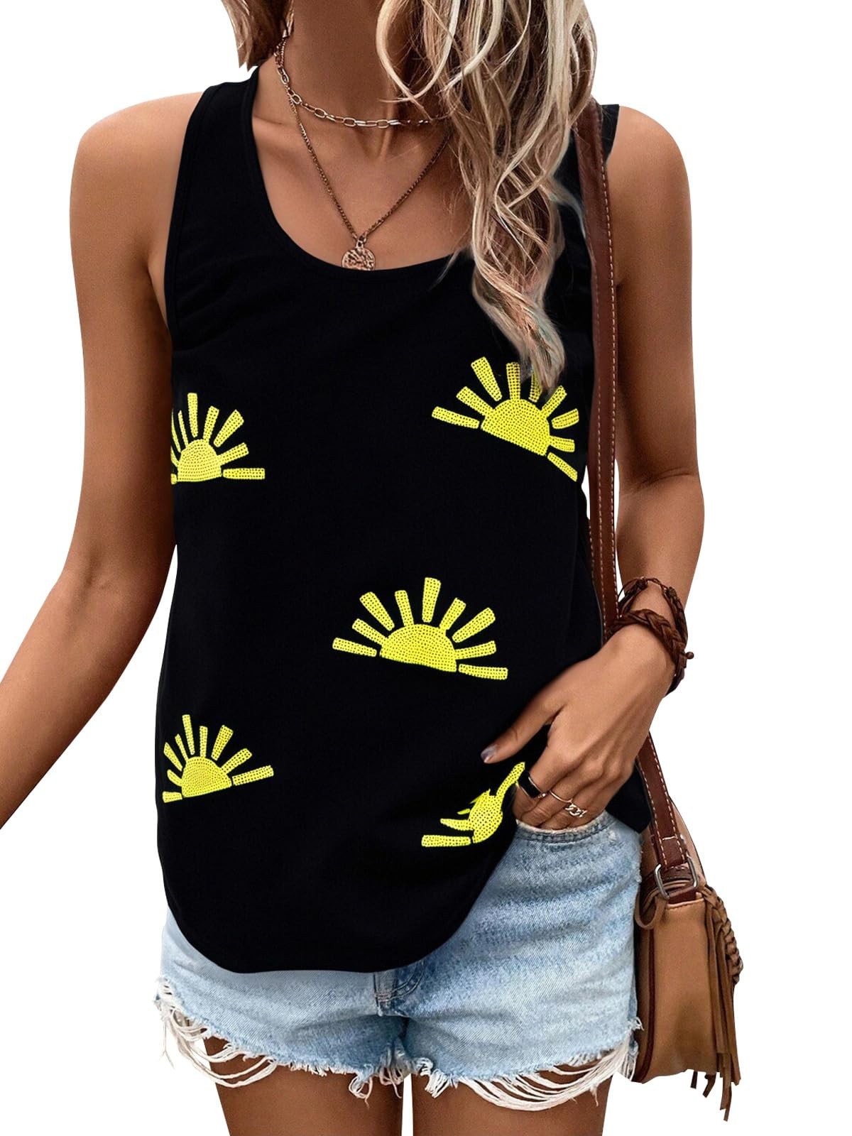 Sunshine Shirt Women Lightweight Breathable Graphic Tee Casual Women's Top XL gallery