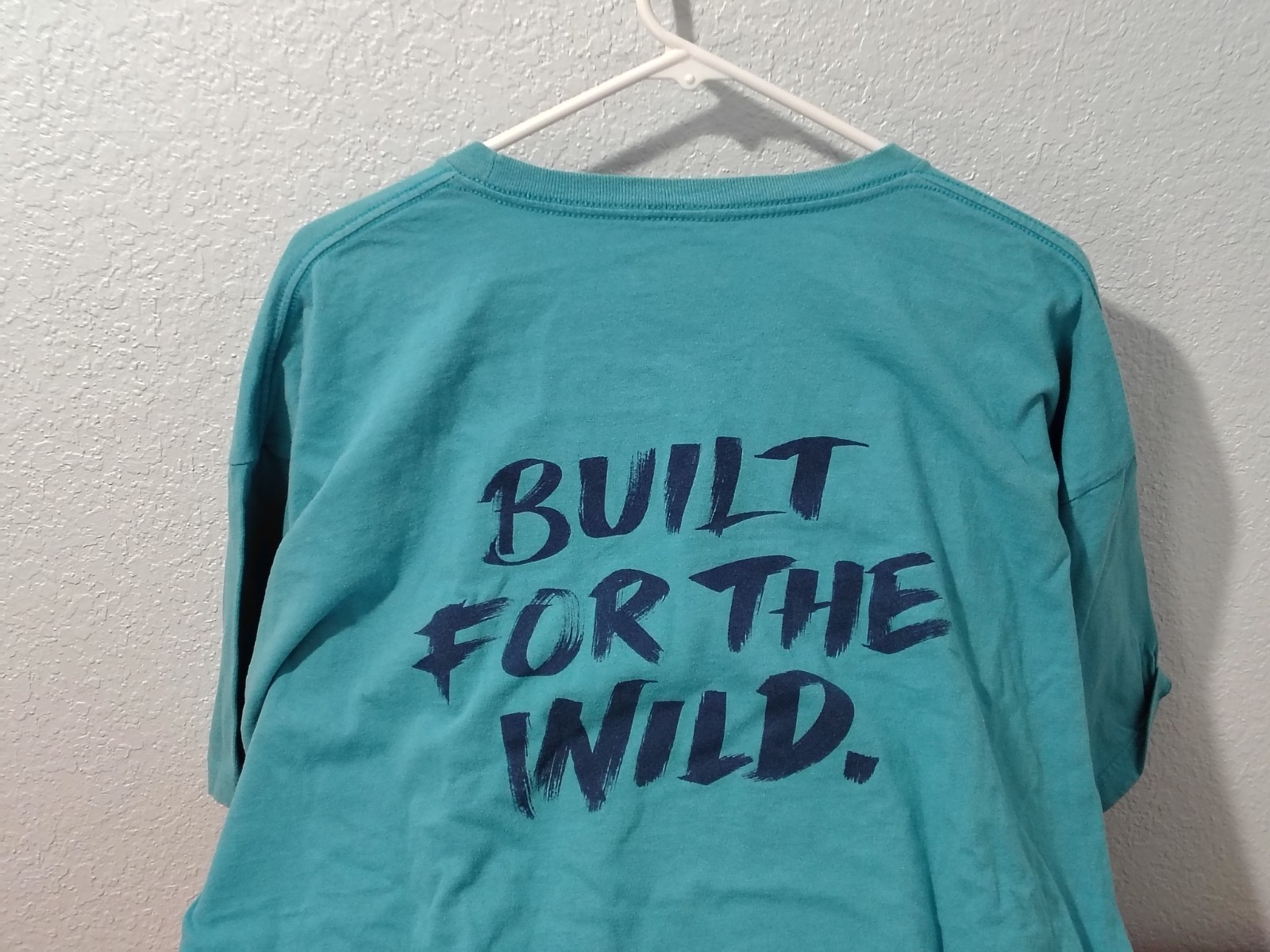 Yeti Tshirt spell out Graphic 2XLarge Blue cotton free shipping B120 gallery