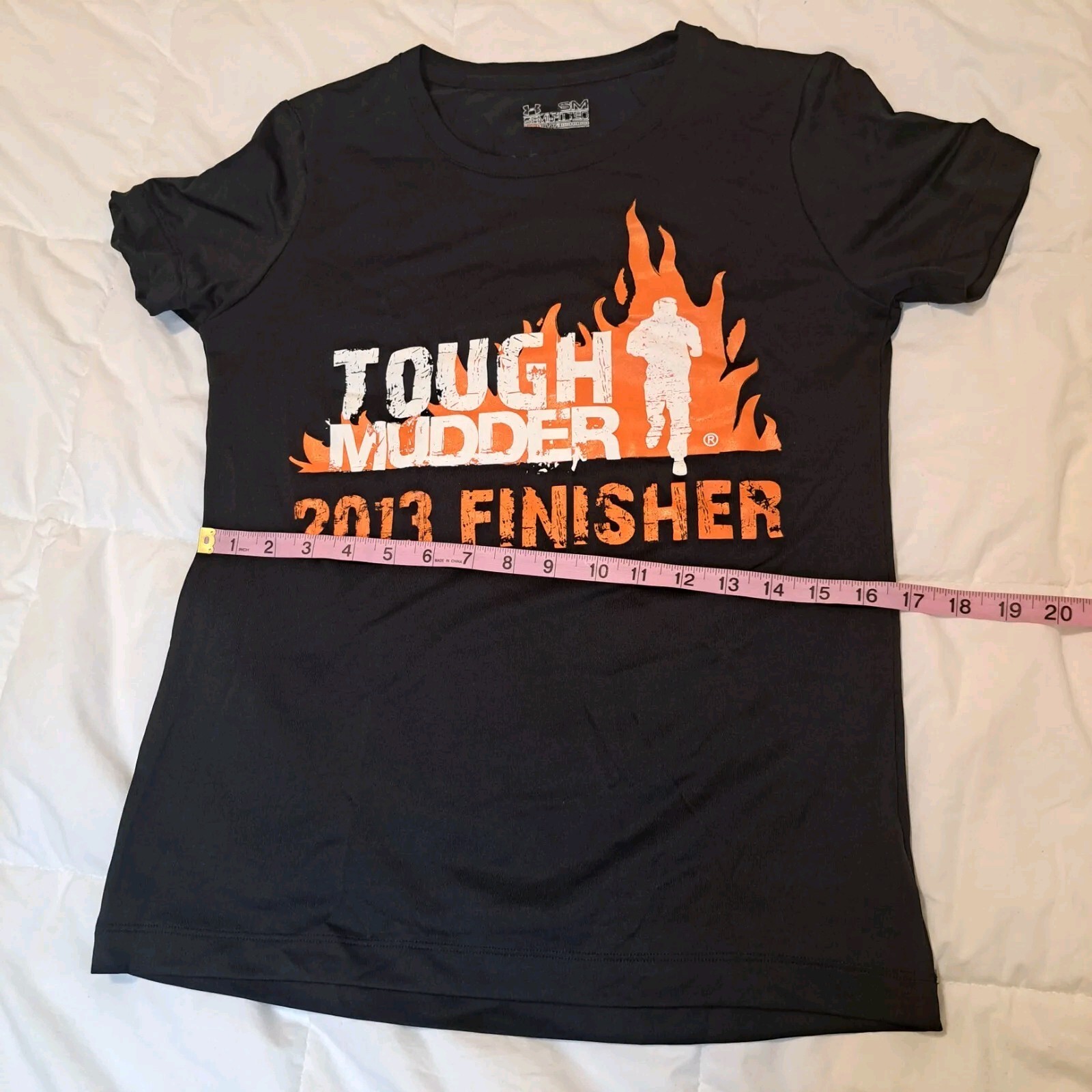 Under Armour Tough Mudder 2013 Finisher Heat Gear Black Size Small Semi Fitted gallery