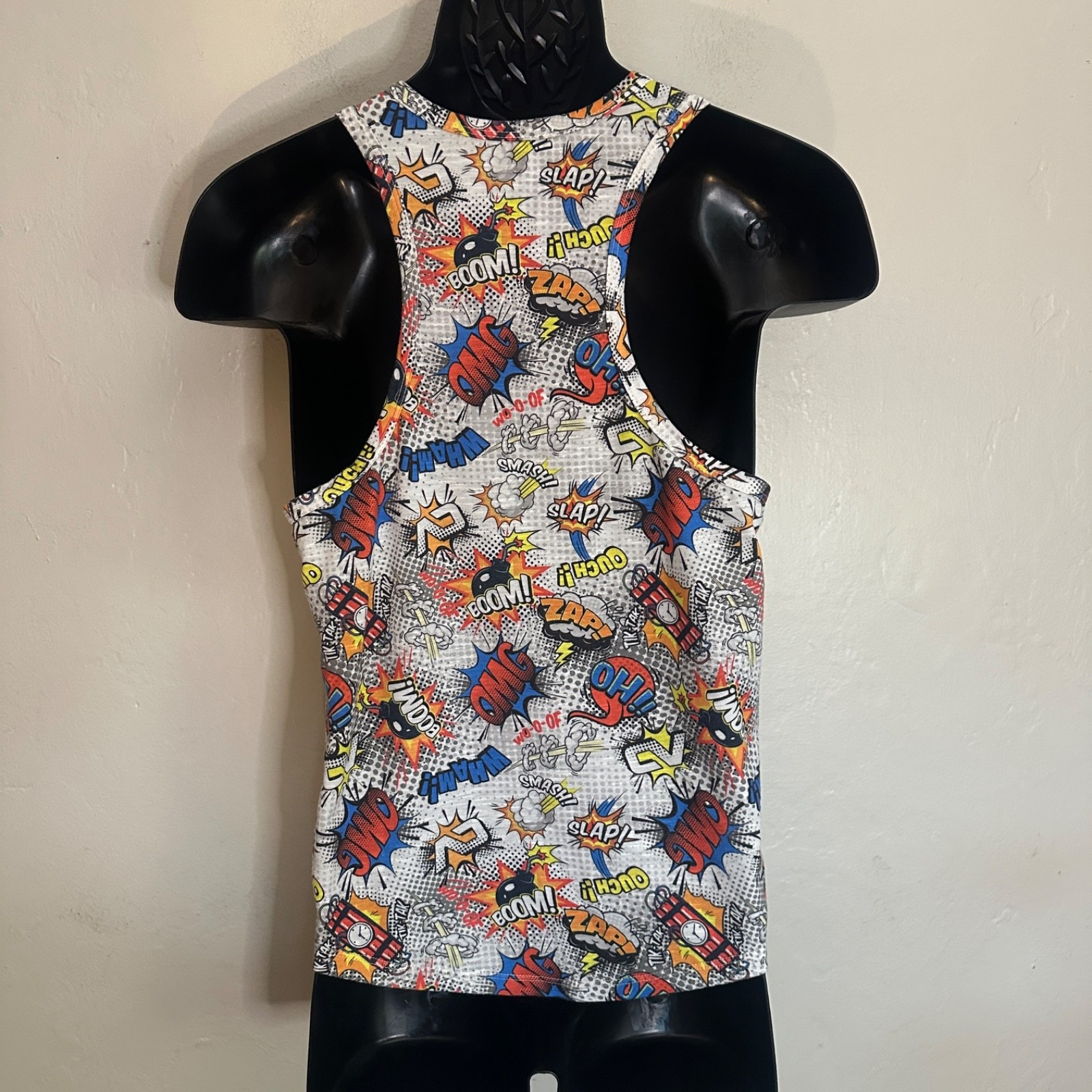 Addicted Tank Top Small Gently worn Cotton blend no fabric tag 18" armpits gallery