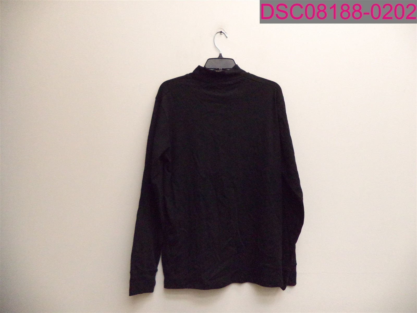 Another Influence High Neck Long Sleeve Shirt Top Black Men's Medium MTO2486 gallery