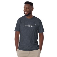Softstyle T-Shirt For Chevrolet Corvette C8 Z06 Vette Gray Car Owners Gift