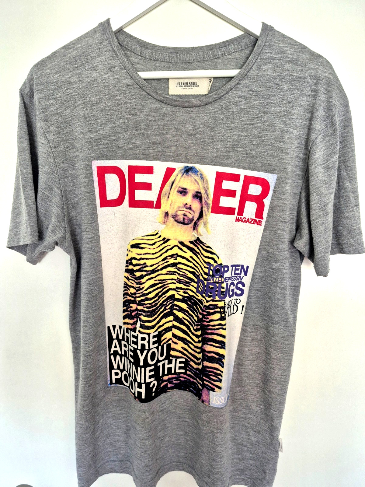 Kurt Cobain Nirvana T-Shirt by Eleven Paris Vintage Mens Shirt Womens Shirt XL