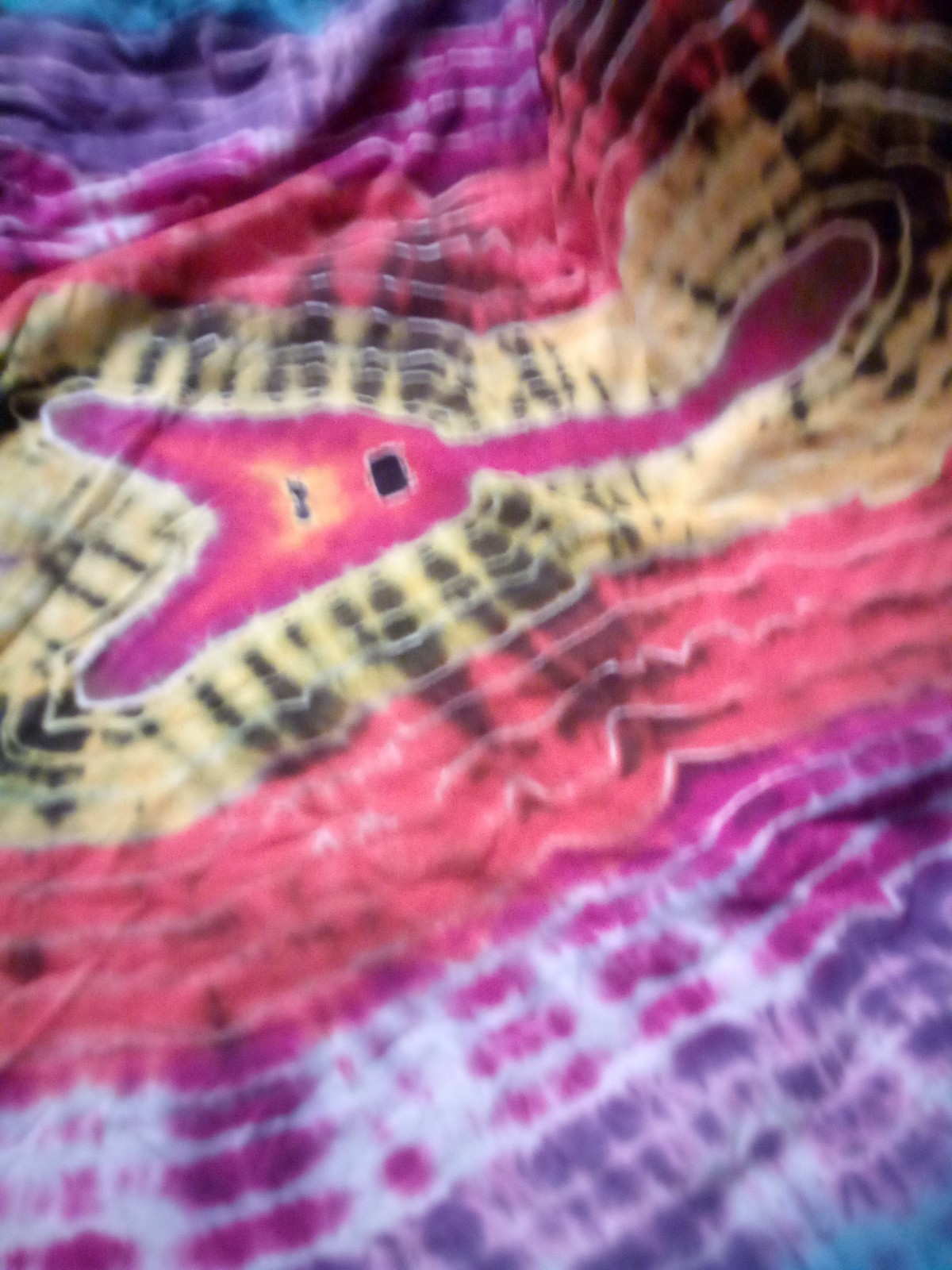 Flying V Guitar Tye-Dye T-shirt gallery