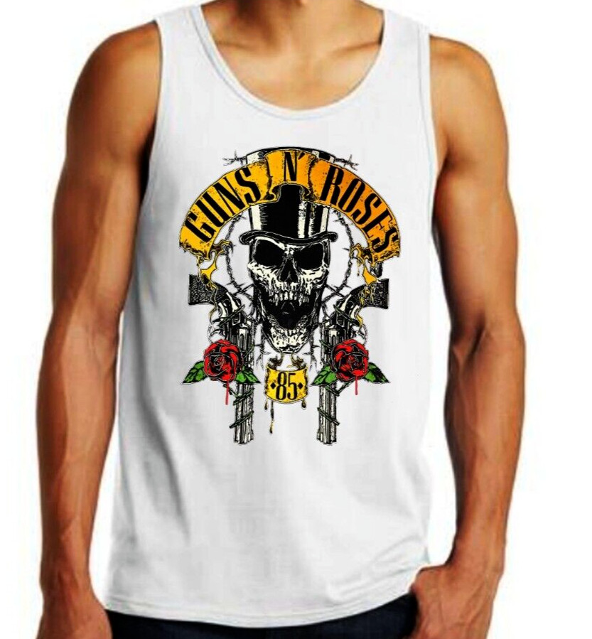 Guns N Roses 85 Hard Rock Band Men's Tank Tops (Multiple Colors) gallery