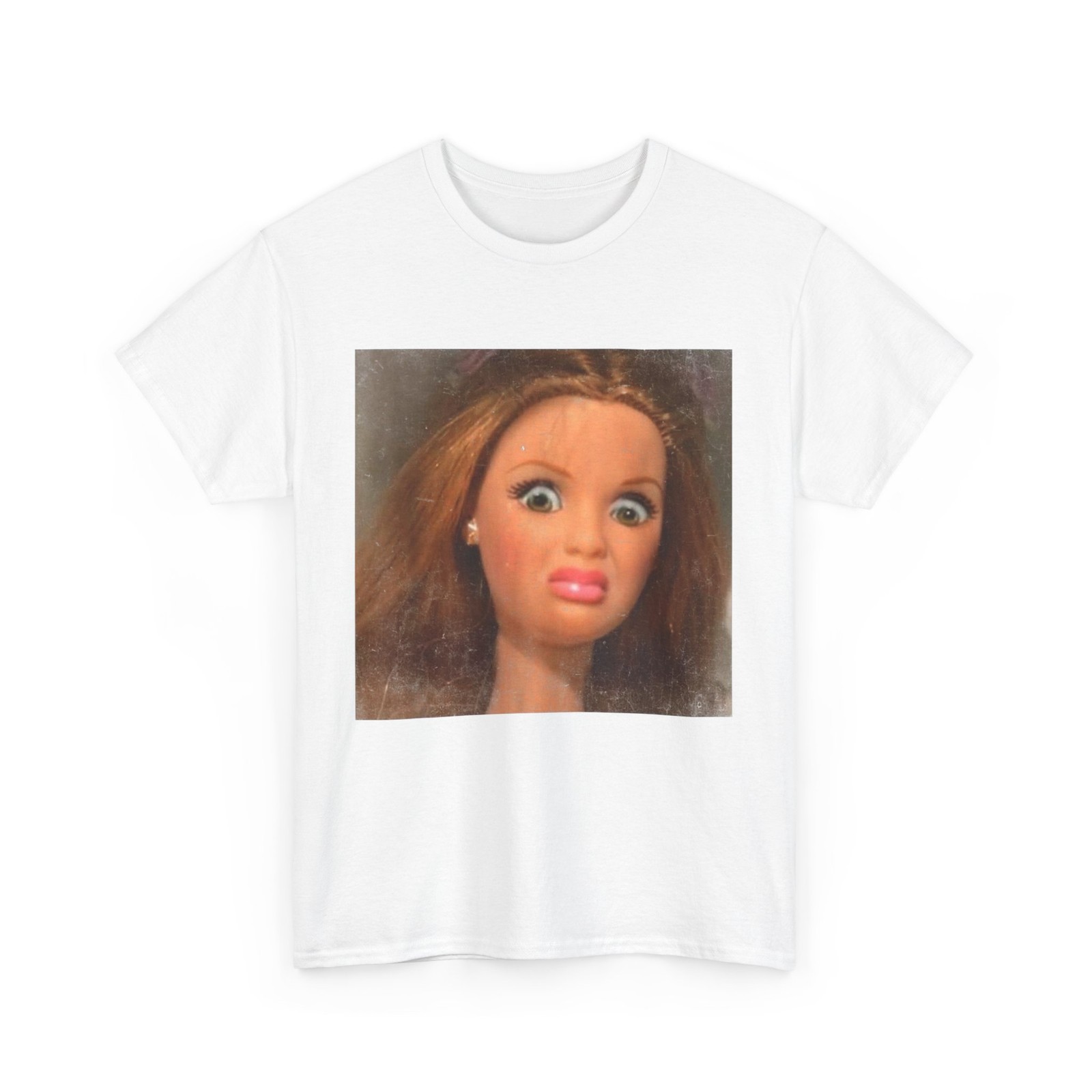 Funny Disgusting Doll face Meme T-Shirt gallery