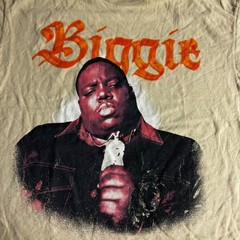 Notorious BIG Biggie Smalls Graphic T-Shirt Brooklyn Mint Tan Mens Large