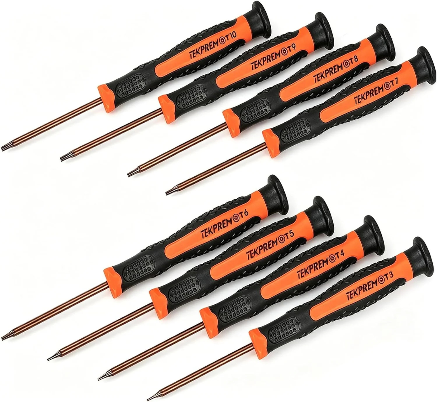 8 in 1 Small Torx Screwdriver Set with T3 T4 T5 T6 T7 T8 T9 T10 Torx Sec
