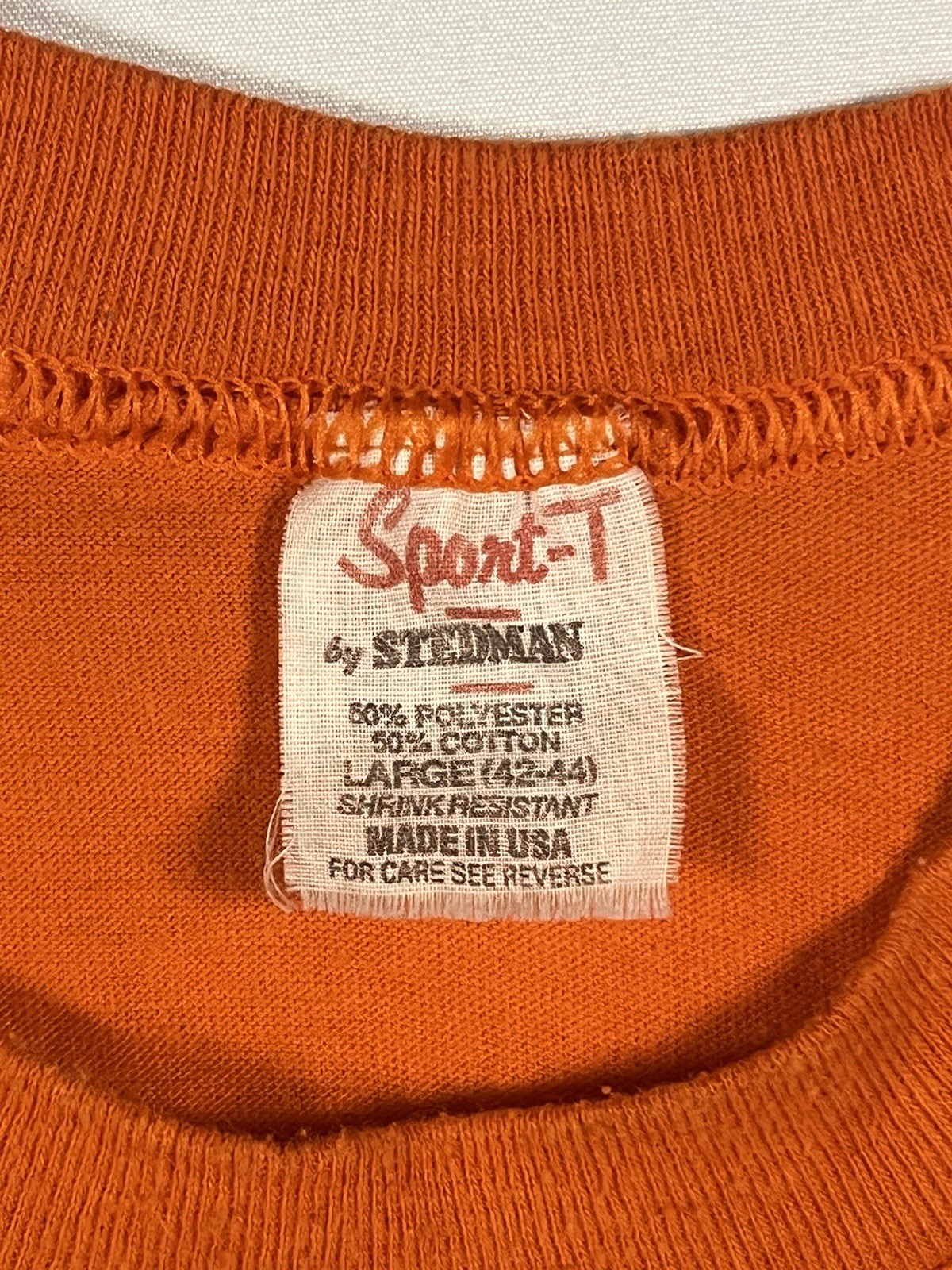 Vintage 70s/80s PSE Precision Compound Bows Hunting Archery Orange T Shirt USA L gallery