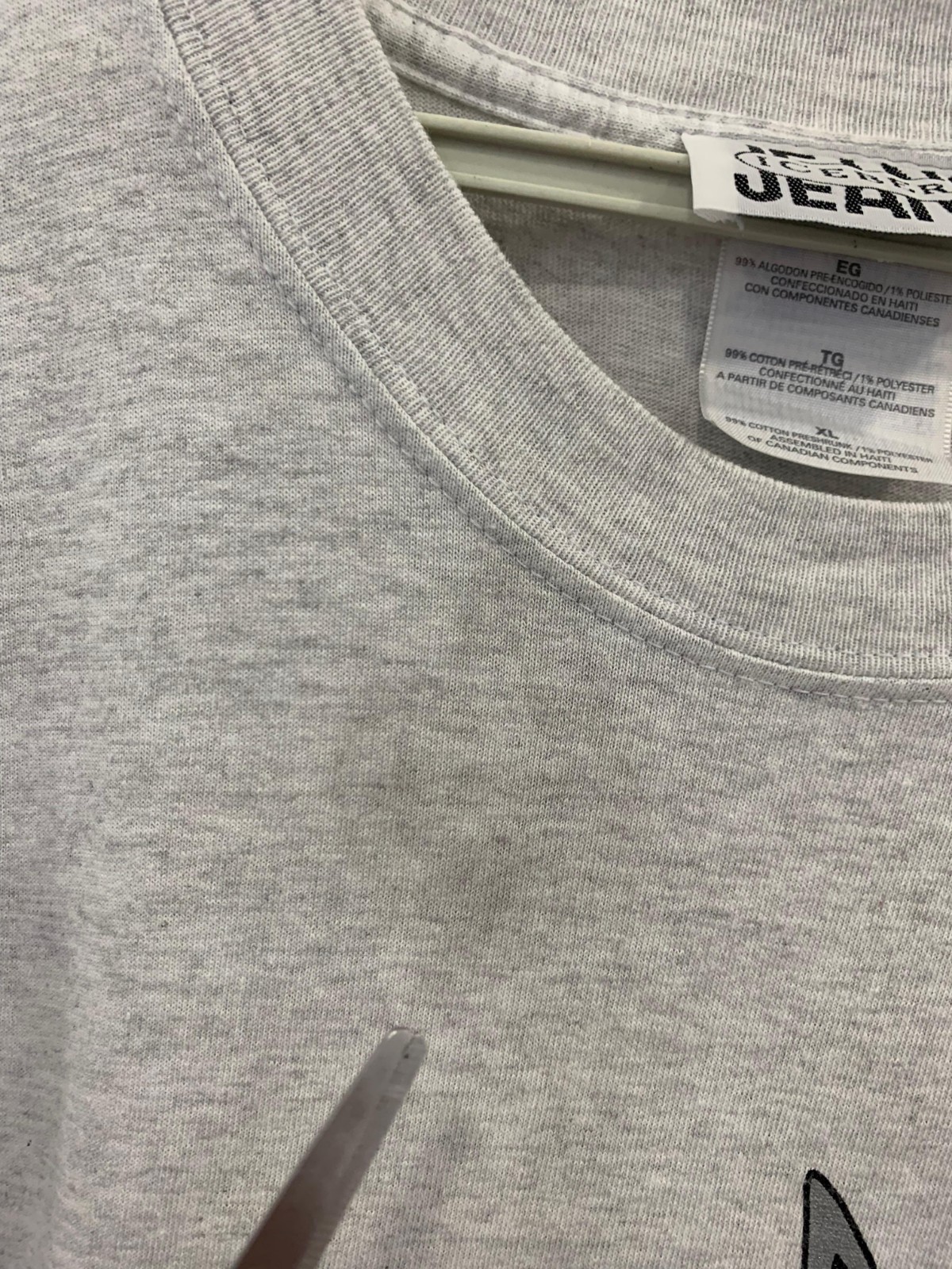 Iceberg Jeans Bugs Bunny Graphic T-Shirt XL Gray Vintage Cartoon Tee Italy #97 gallery