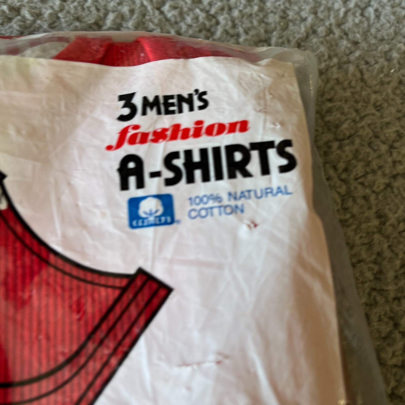 VTG 3-pk Fruit Of The Loom T Shirt Tank Top S 34-36 NOS Multicolor 80's USA gallery