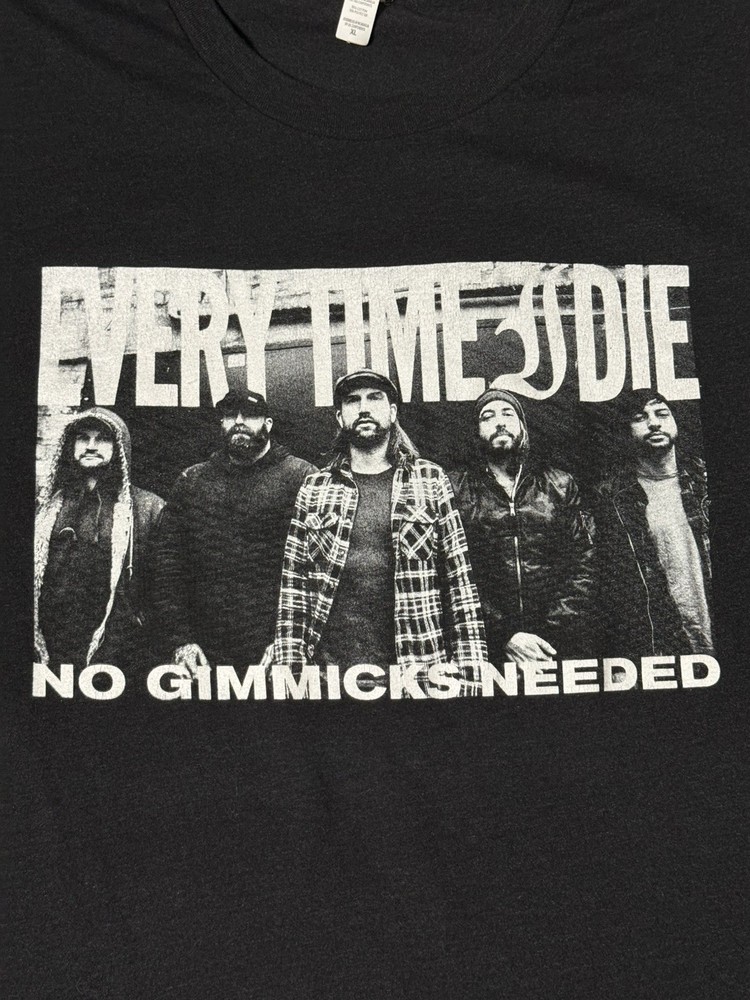 Every Time I Die “No Gimmicks” T-shirt Size XLarge