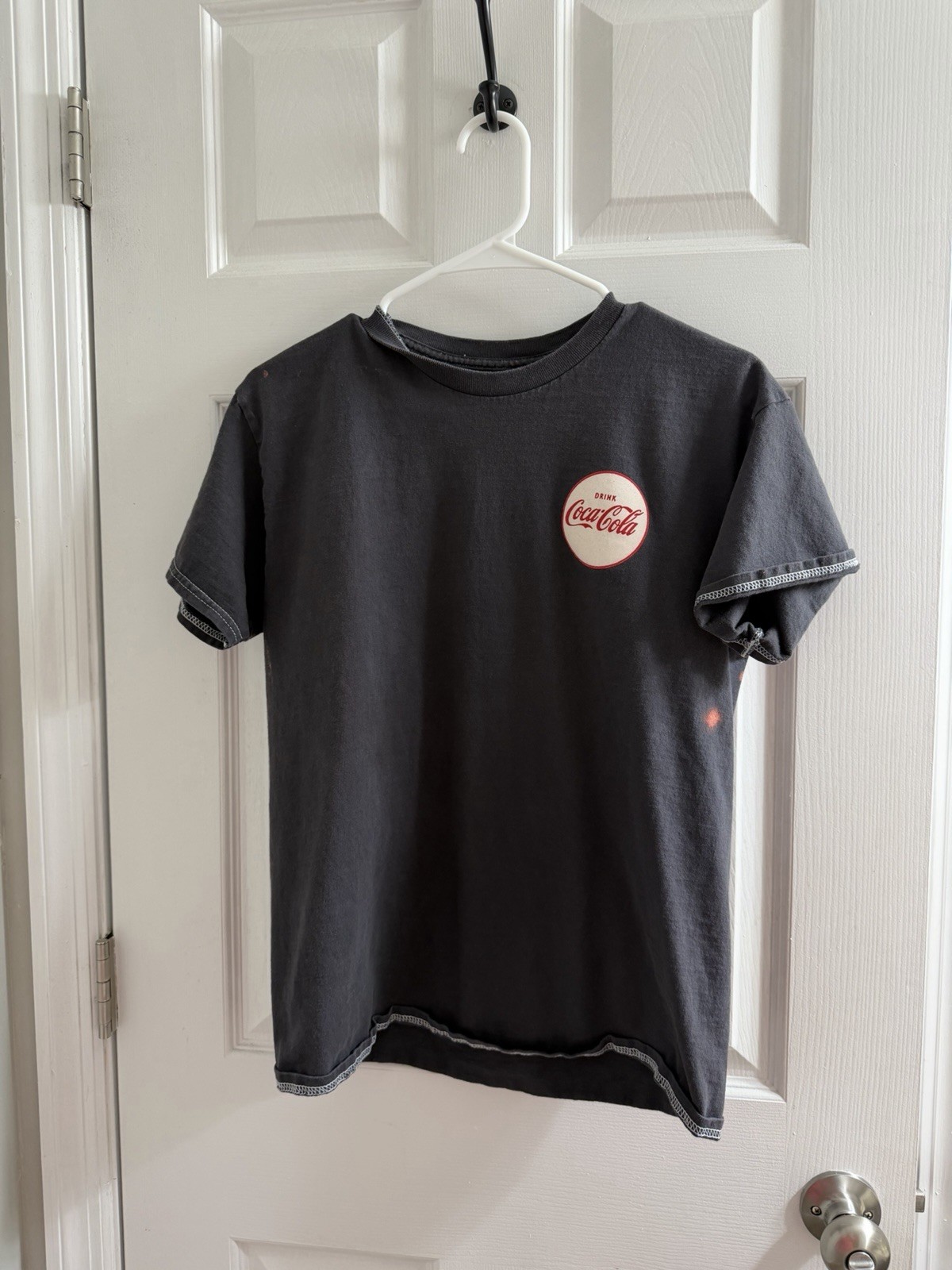 Coca Cola Black Graphic Cowboy Tee Medium M Coke gallery