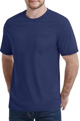 Men’s Pocket Shirts Short Sleeve Lightweight Cotton Summer Tops Performance Tee