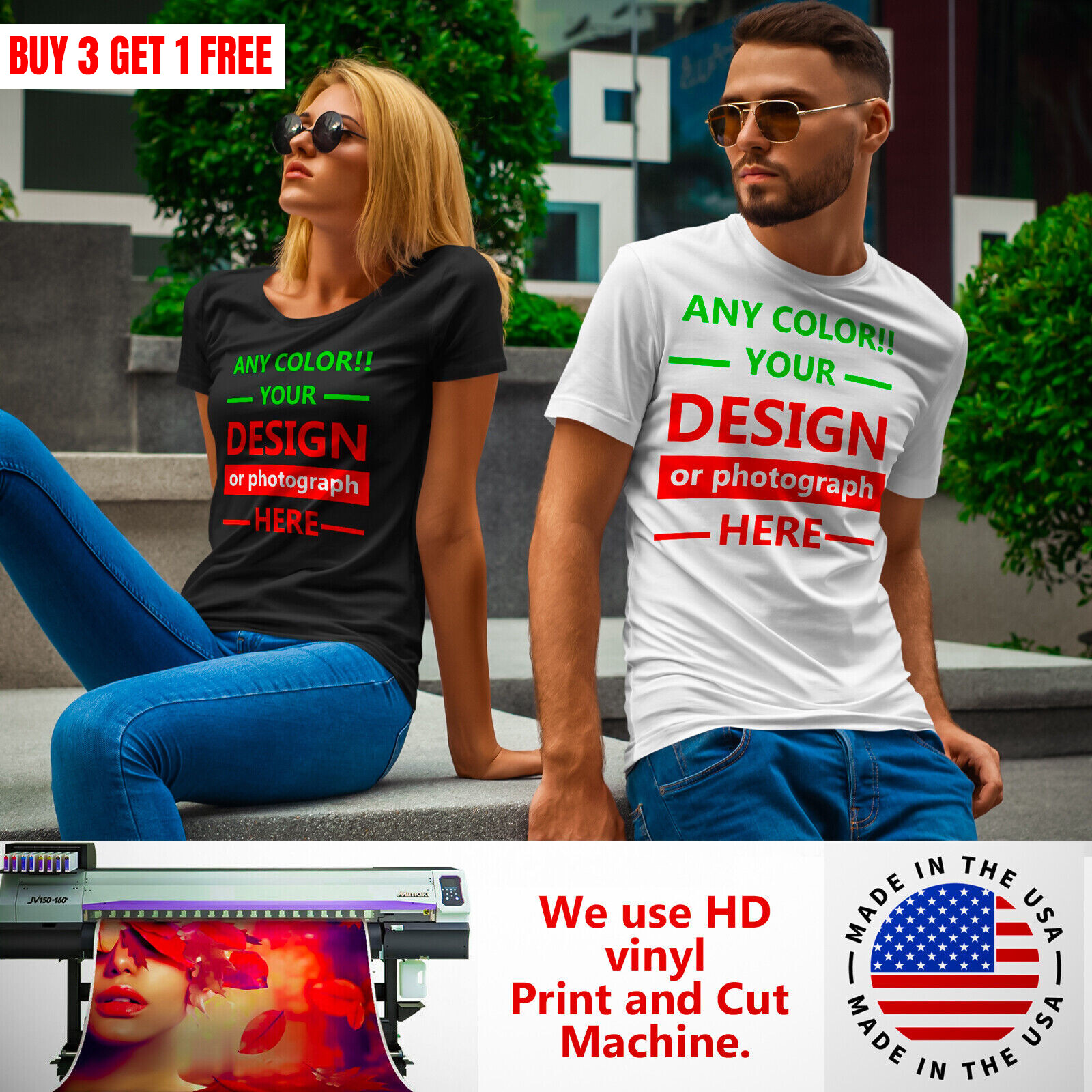 Personalized Custom Print Your Logo Photo On T Shirt As Photo Custom Made Shirt gallery