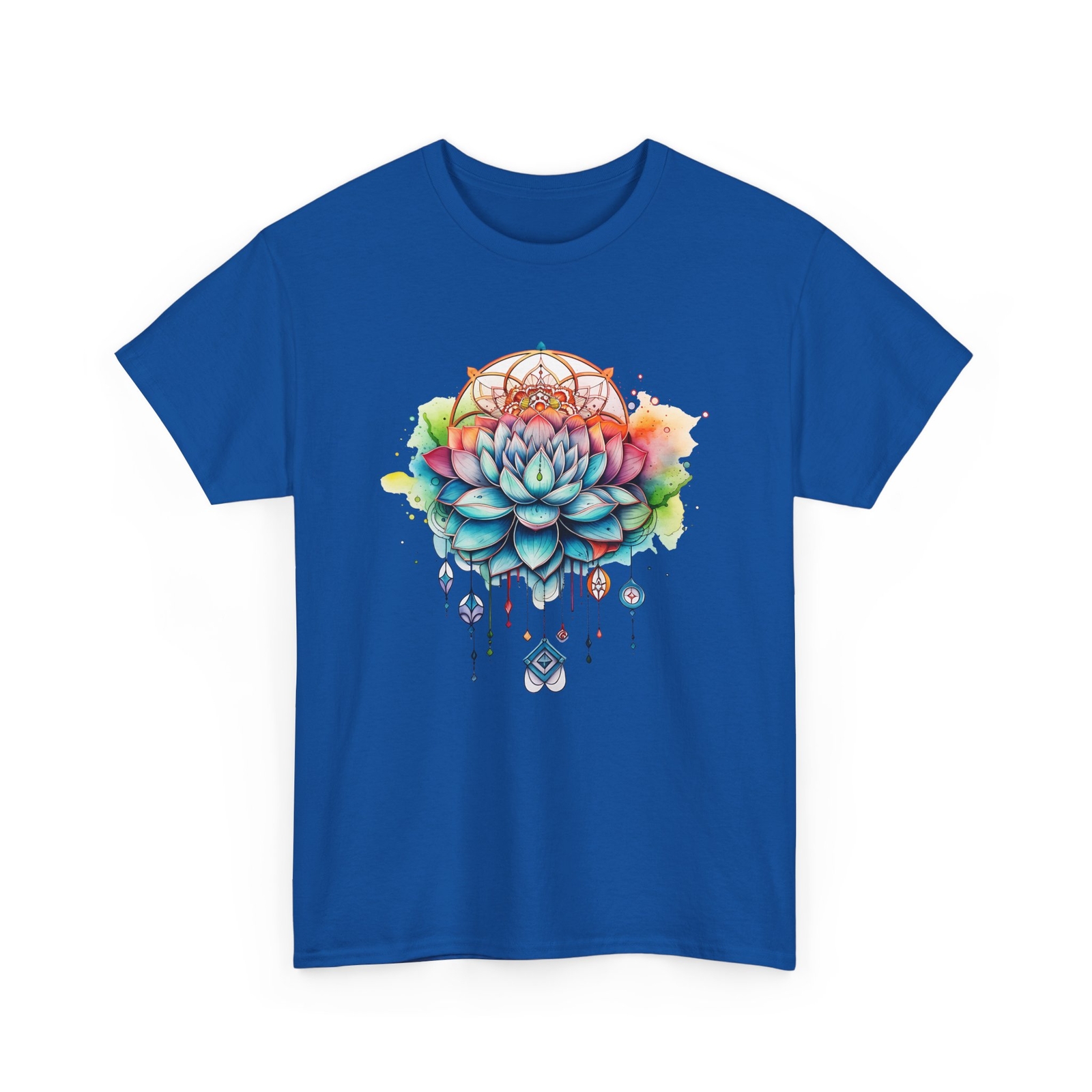 Retro Yoga Zen Lotus Flower T-Shirt – Trendy Flower Tee for Modern Aesthetic