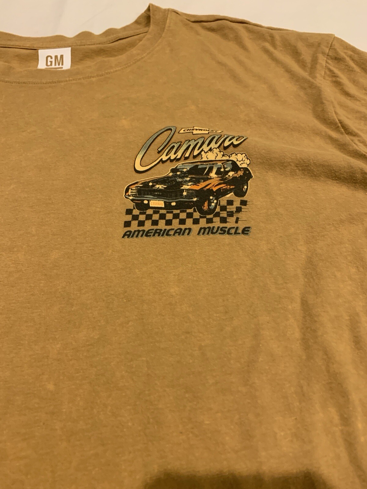 Chevrolet Camaro Long Sleeve T Shirt Size XL GM Licensed Burnt Orange Marbled gallery