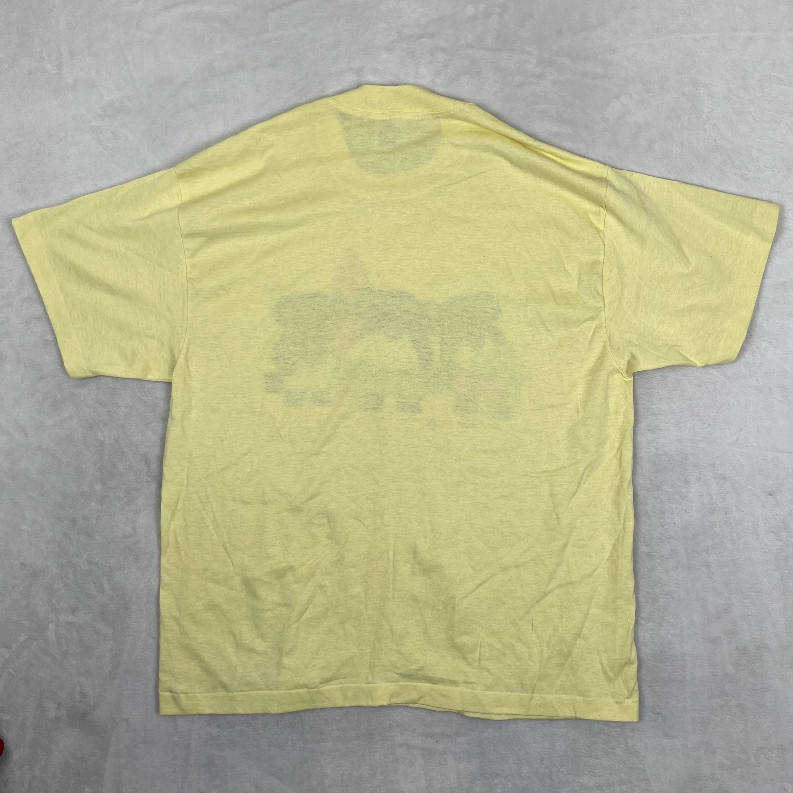 Vintage Koala Surf T-Shirt Mens XL Yellow Beach Graphic USA 80s Tee-Jays gallery