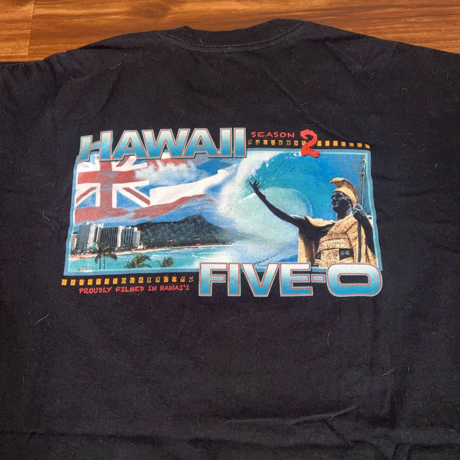 Hawaii Five-O Film Filmed In Hawaii Graphic T Shirt XL Season 2 Tv Show gallery
