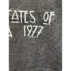 Led Zeppelin 1977 US Tour Graphic TShirt Charcoal Grey Mens Medium 2003 Myth Gem