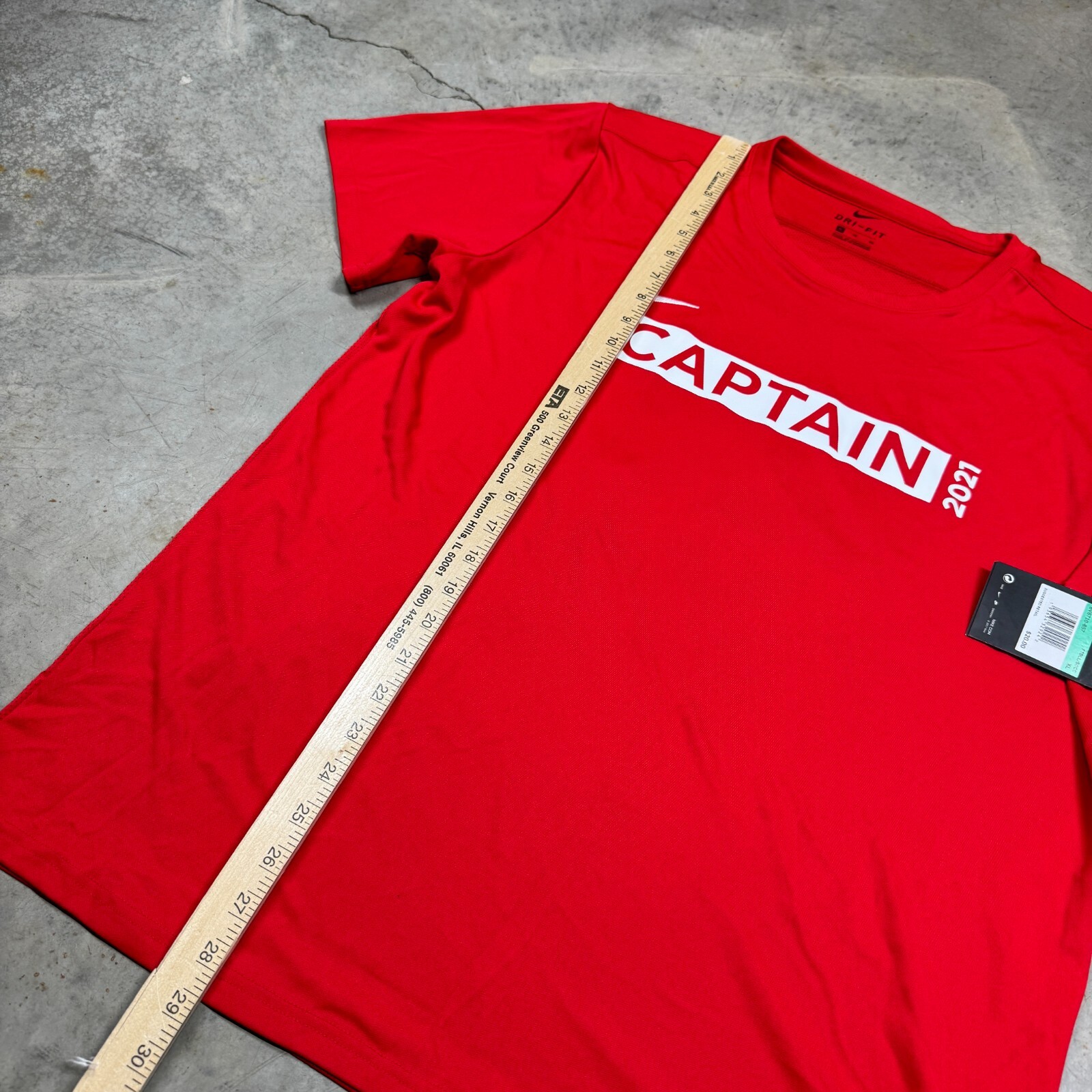 FCA Fellowship of Christian Athletes Nike Shirt NEW Men XL Red CAPTAIN 21 gallery