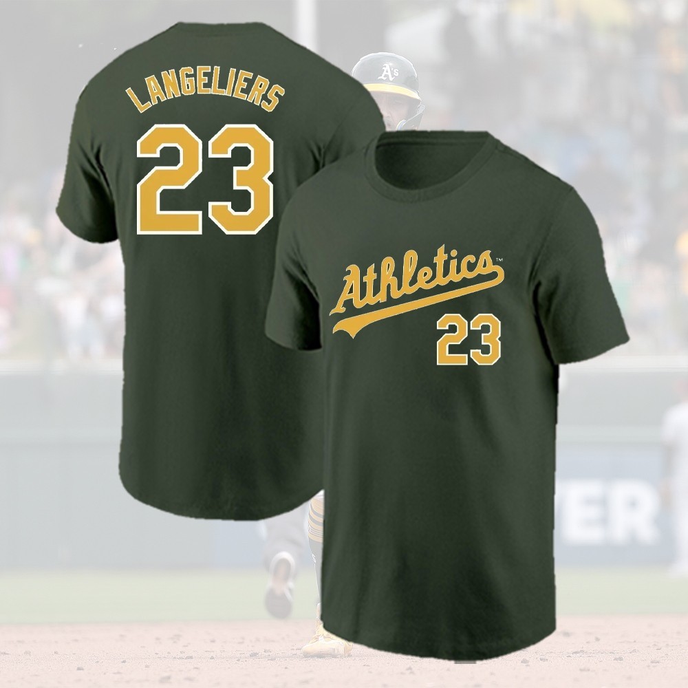 HOT! Shea Langeliers #23 A.thle.tics Team 2026 Name and Number Gift For Fan gallery