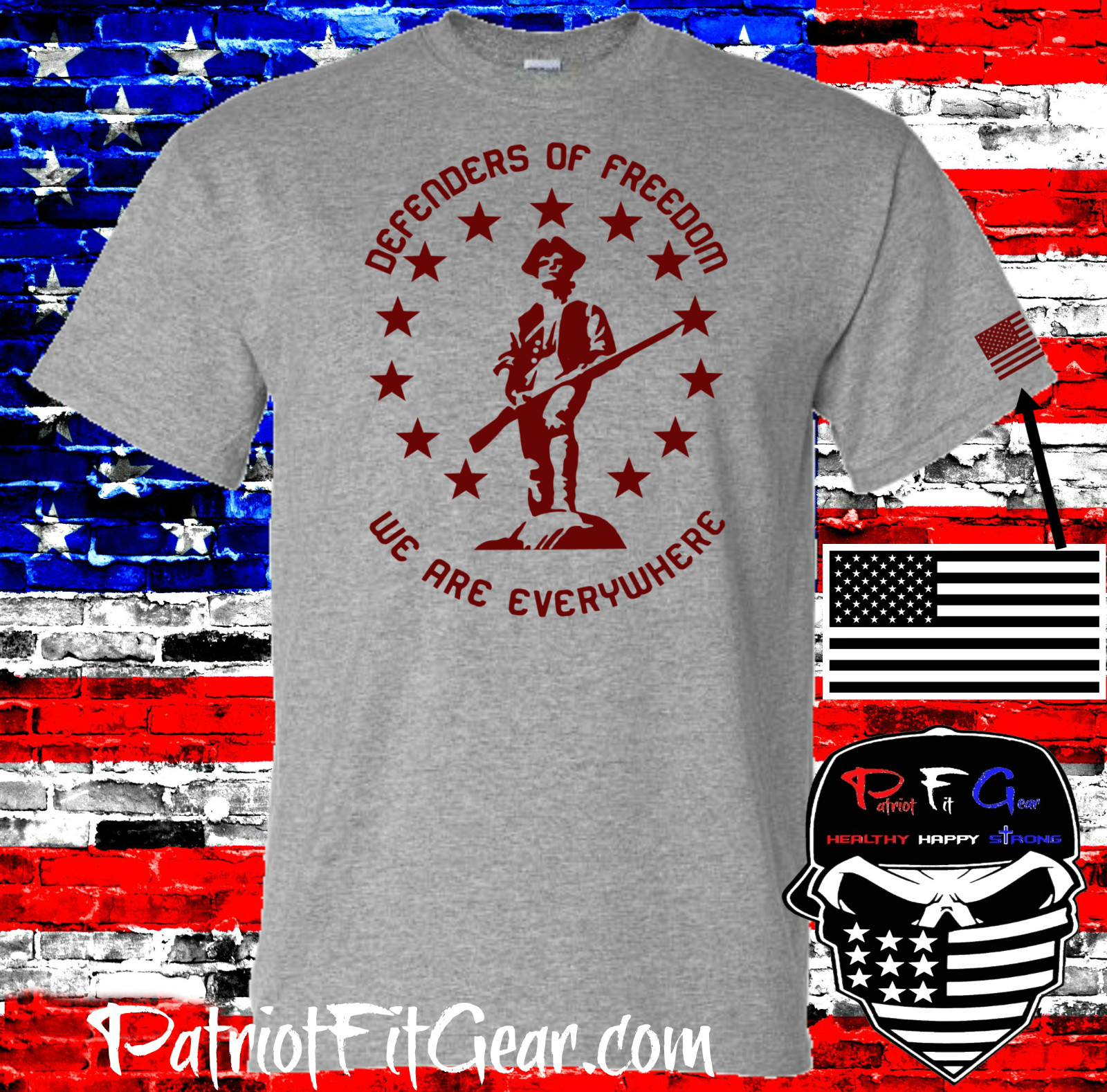 t-shirt,Defenders Of Freedom,We Are Everywhere,We The People,Molon Labe,2A,DTOM gallery