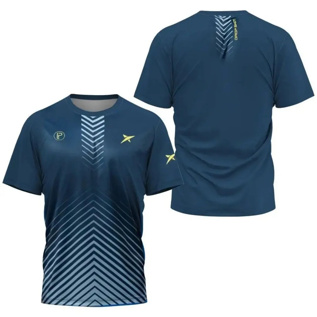 2025 summer new breathable sportswear Padel quick drying T-shirt outdoor men gallery