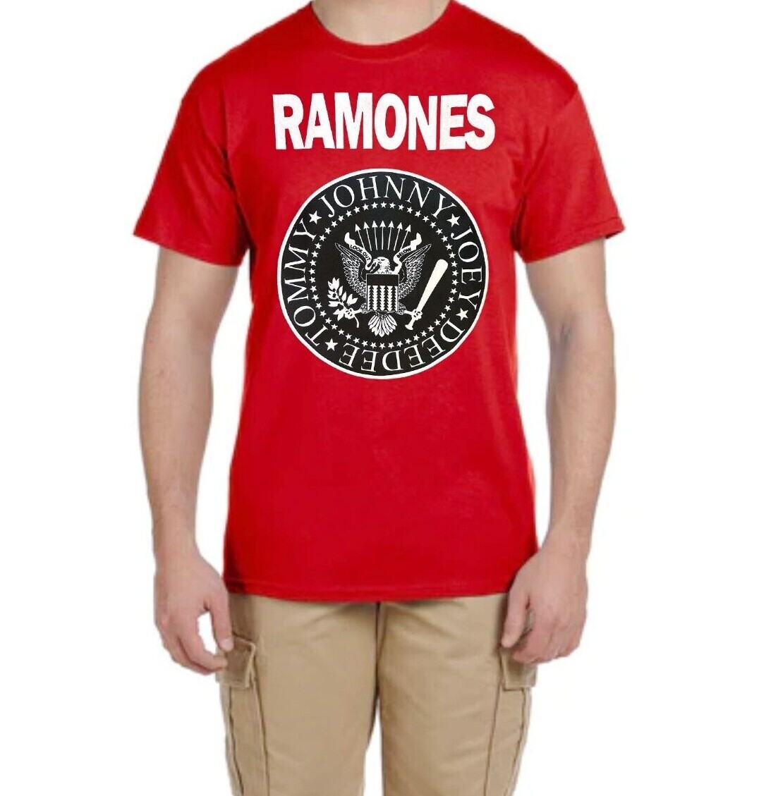 RAMONES PUNK ROCK Black T Shirt gallery