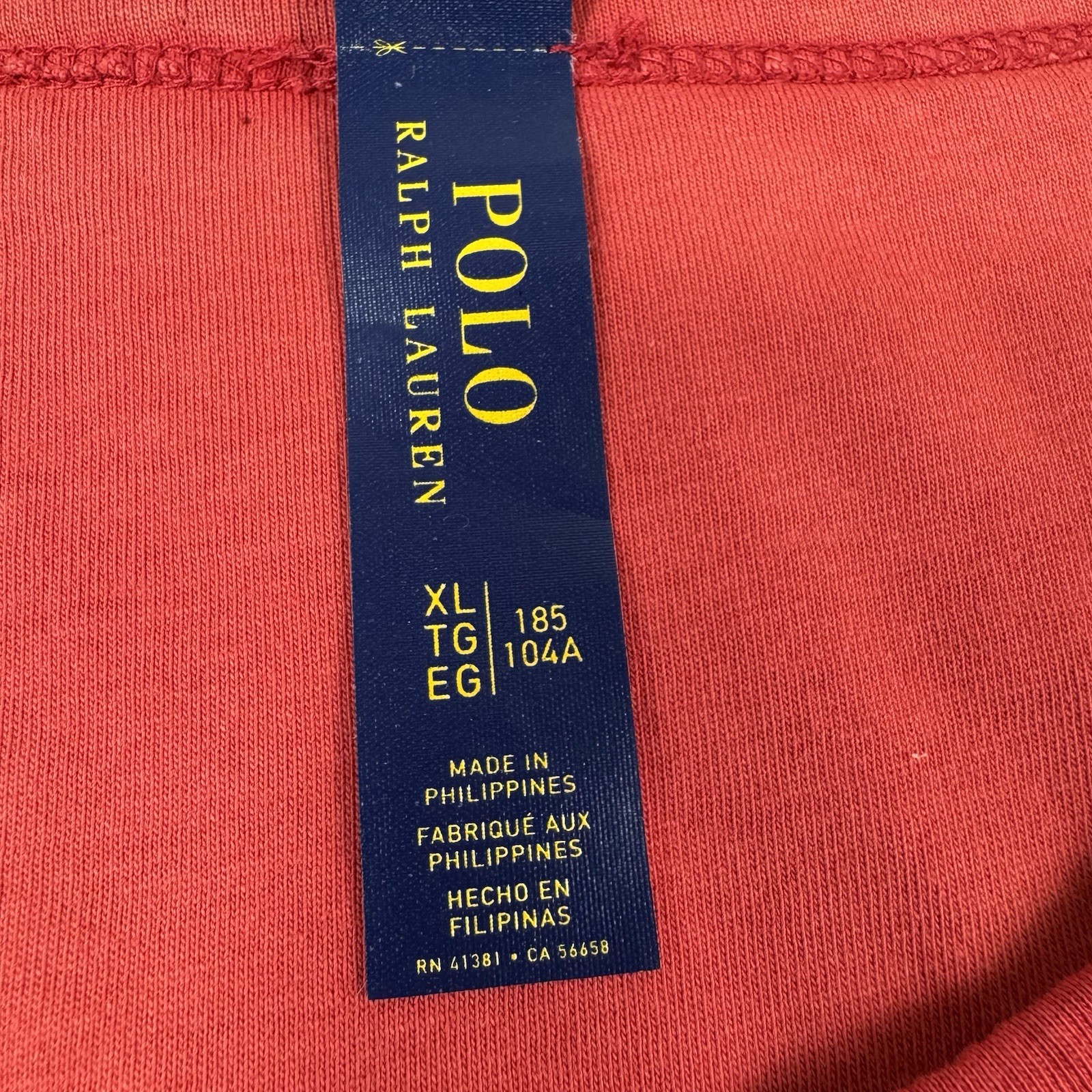 NWT Polo Ralph Lauren Custom Slim Reversible Graphic T-Shirt Gray/Red Mens Sz XL gallery