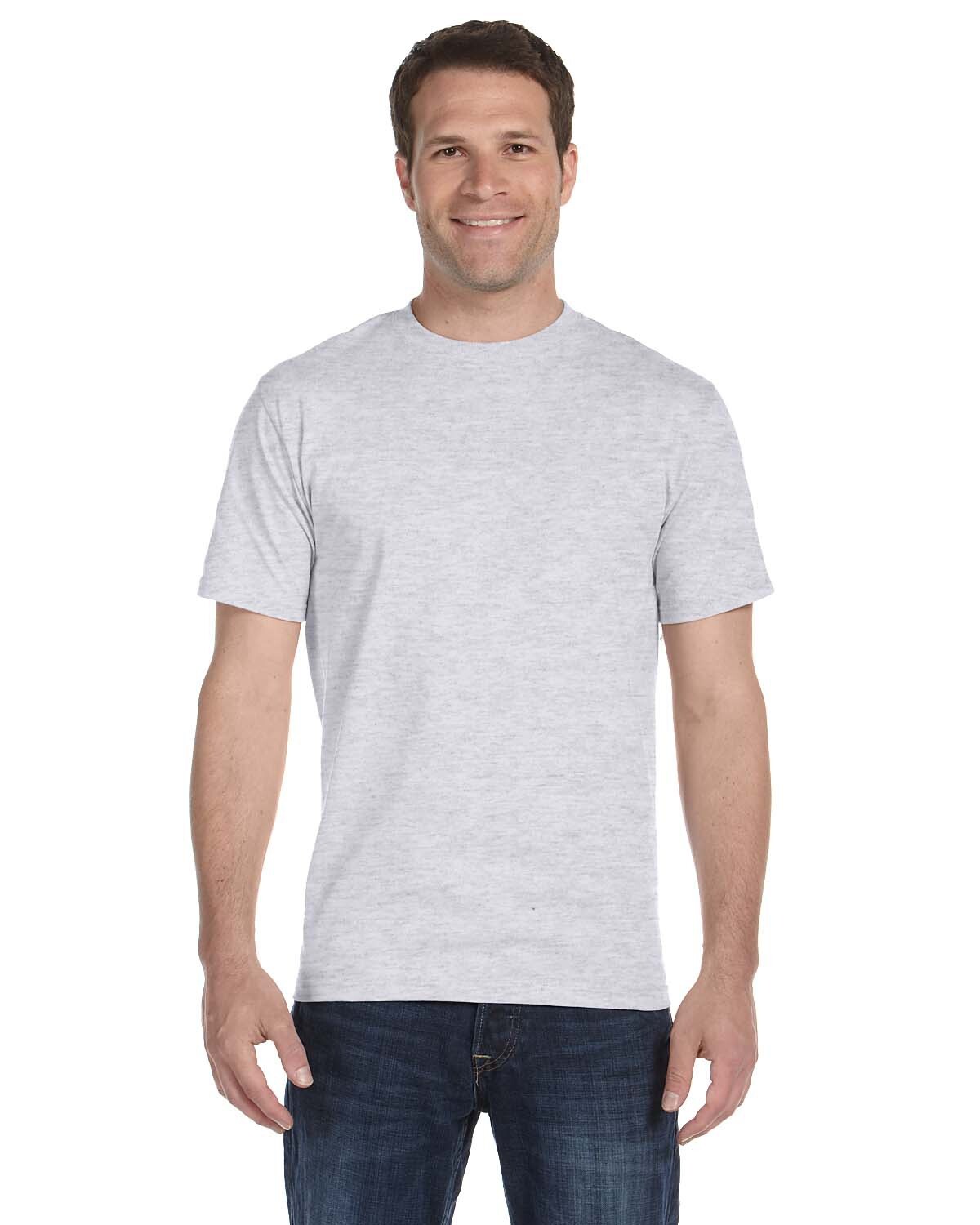 Hanes 5180 Mens Short Sleeve Beefy Plain Cotton Crew Neck Blank T-Shirt